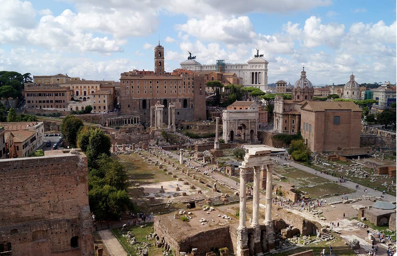 Forum Romain à Rome.